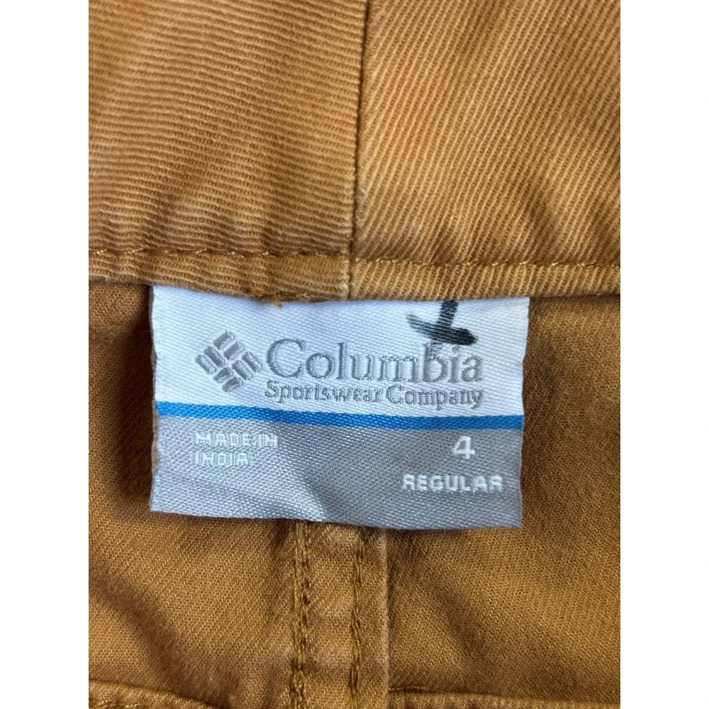 Columbia Women's 4 Orange Low Rise Denim Pants Outdoors Urban Streetwear‎
